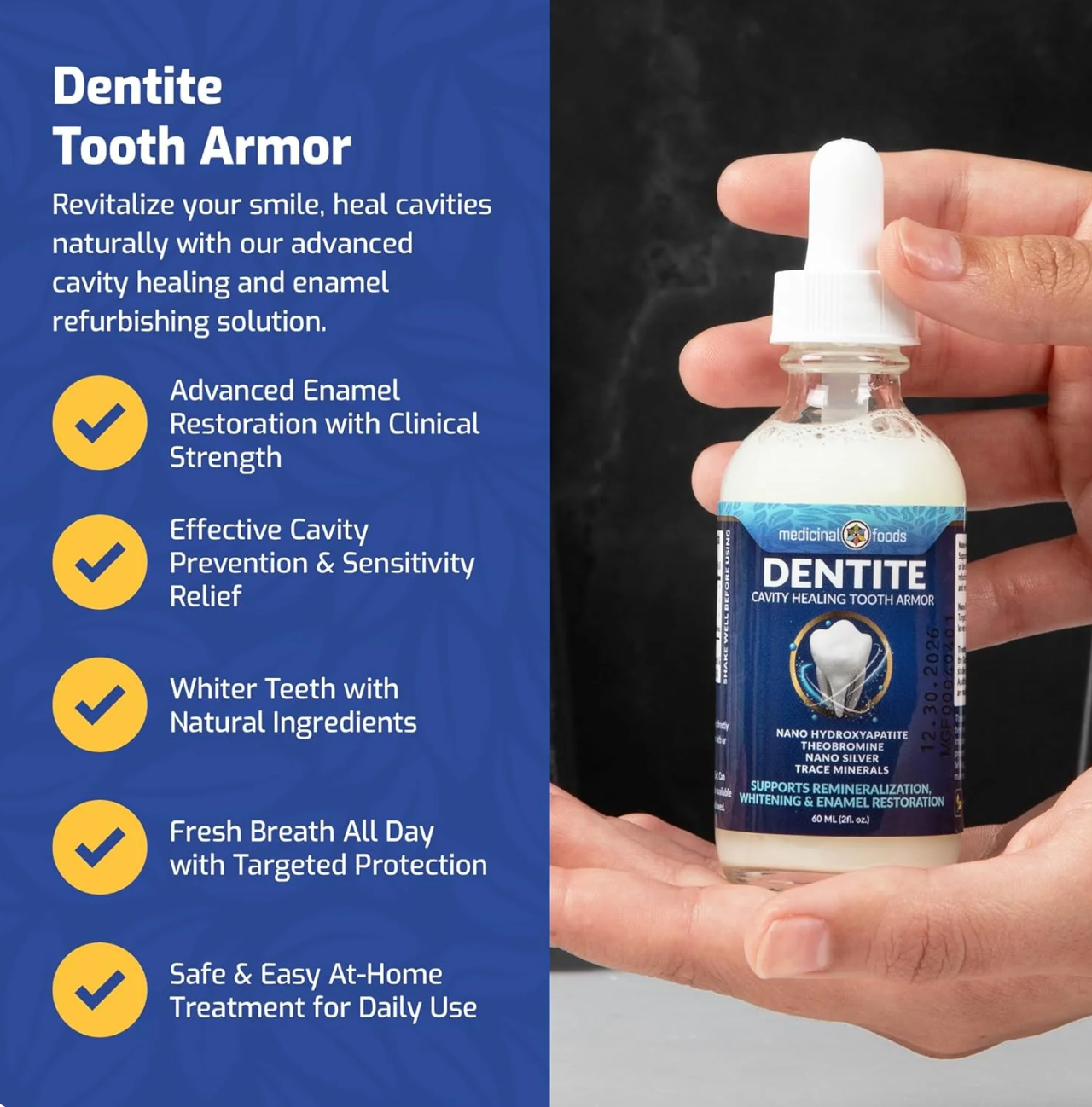 Armadura dental Herblix™ Dentite