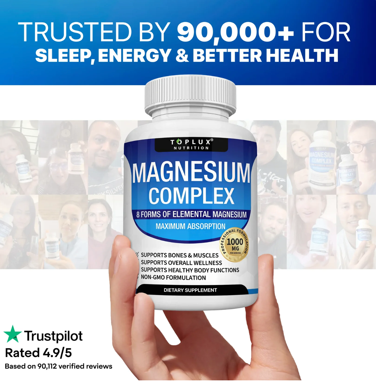 Complejo de magnesio 8 en 1 Herblix™