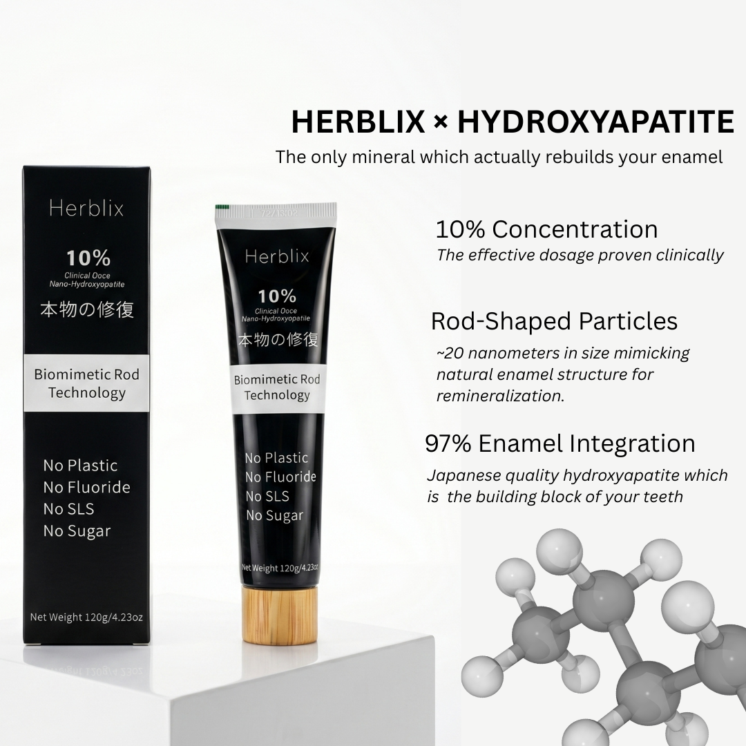 Pasta dental con hidroxiapatita sin flúor Herblix™