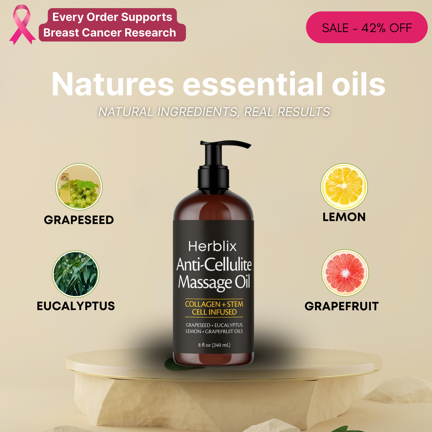 Herblix™ Anti-Cellulite Massage Oil