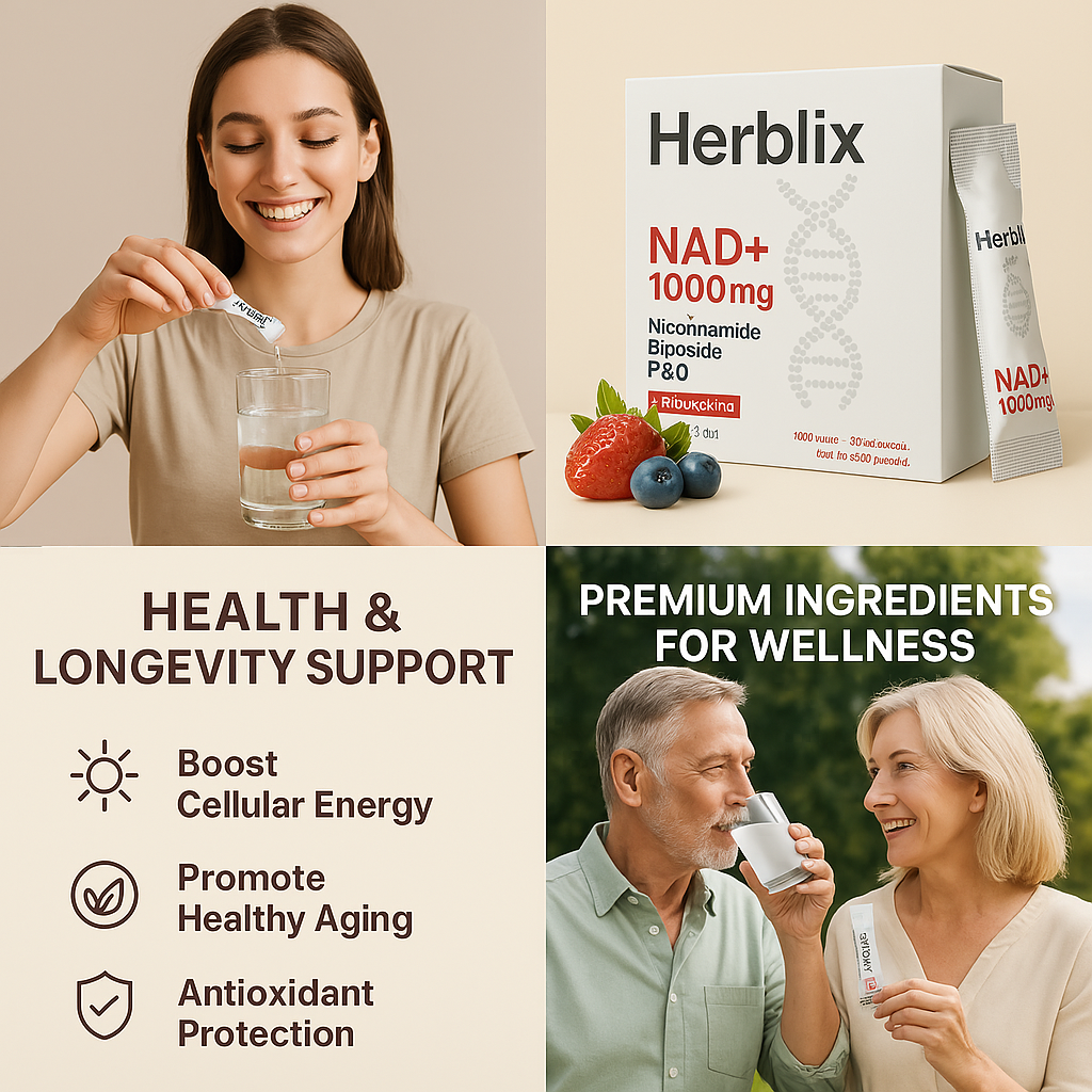 Herblix™ NAD+ líquido de alta pureza