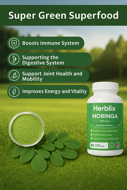 Cápsulas de moringa Herblix™