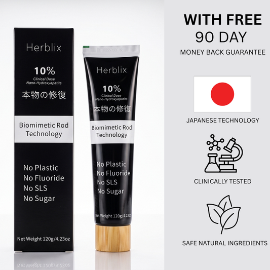 Pasta dental con hidroxiapatita sin flúor Herblix™